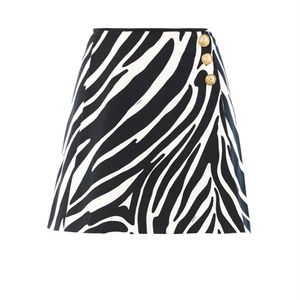 Versace VERSUS X J.W. ANDERSON Zebra-print skirt